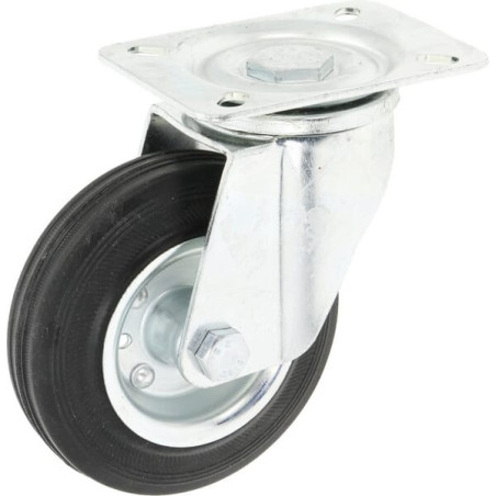 Roue oscillante avec roulement125mm RO-CARR WH5081125