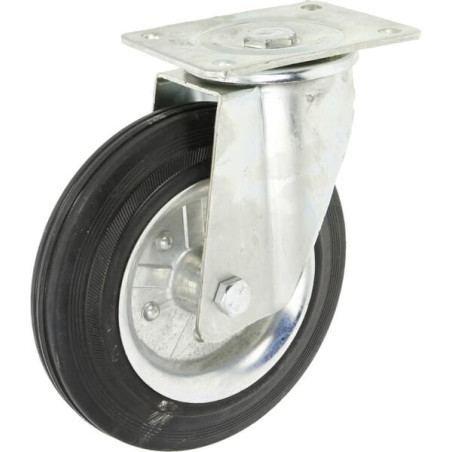 Roue oscillante avec roulement 200mm RO-CARR WH5081200