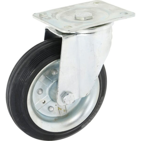 Roue oscillante avec roulement 180mm RO-CARR WH5081180