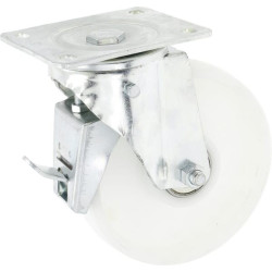 Roue oscillante avec frein et roulement 80mm RO-CARR WH50NF80