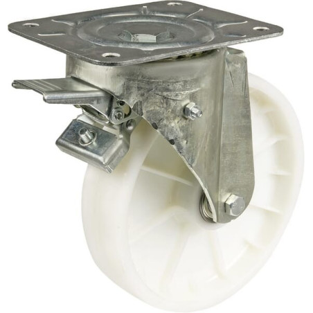 Roue oscillante avec frein et roulement 250mm RO-CARR WH50NF250