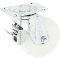Roue oscillante avec frein et roulement 125mm RO-CARR WH50NF125
