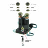 RELAIS - SOLENOIDE UNIVERSEL - 3 bornes - Fixation Verticale ou Horizontale