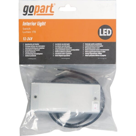 Plafonnier intérieur de cabine LED et interrupteur GOPART LA50001