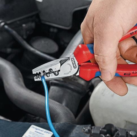 Pinces à sertir pour connecteurs KNIPEX TA9772180