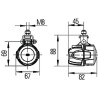 Phare de travail rond HELLA 1G0995050011