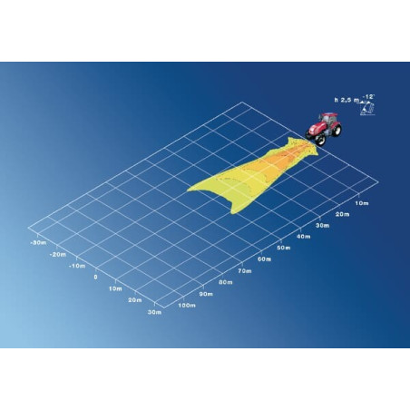 Phare de travail rectangulaire HELLA 1GA005060001