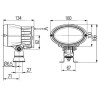 Phare de travail ovale HELLA 1GA996461311