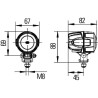 Phare de travail LED, ronde, b HELLA 1G0995050061