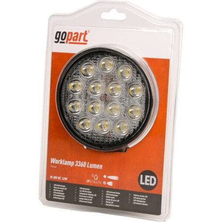 Phare de travail LED rond 42W GOPART LA15028