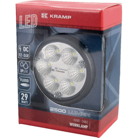 Phare de travail LED rond 29W UNIVERSEL LA10013