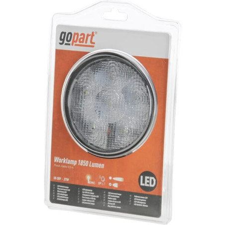 Phare de travail LED rond 27W GOPART LA15001