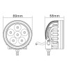 Phare de travail LED rond 18W UNIVERSEL LA10081