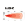 Phare de travail LED ovale 20W GOPART LA15005