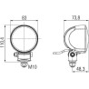 Phare de travail LED HELLA 1G0996476011
