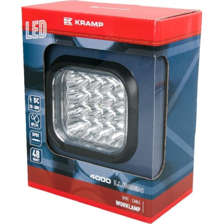 Phare de travail LED carré 48W UNIVERSEL LA10056