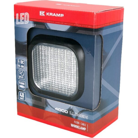 Phare de travail LED carré 48W UNIVERSEL LA10055