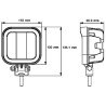 Phare de travail LED carré 40W UNIVERSEL LA22845