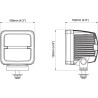 Phare de travail LED carré 35W NORDIC-LIGHTS LAN4406LED