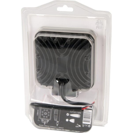 Phare de travail LED carré 24W GOPART LA15024