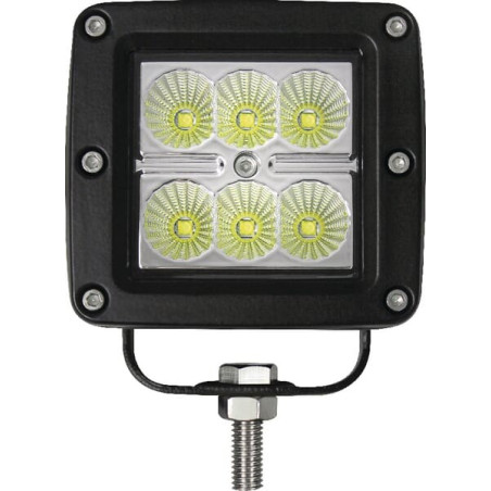 Phare de travail LED carré 18W GOPART LA15010