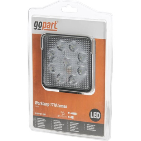 Phare de travail LED carré 15W GOPART LA15032