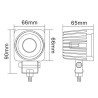 Phare de travail LED carré 10W GOPART LA15020