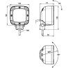 Phare de travail LED 15W UNIVERSEL LA10099