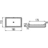 Phare de travail LED 11W 1100 HELLA 1GD996193001