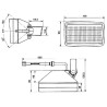 Phare de travail gauche COBO 05334000