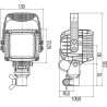 Phare de travail carré HELLA 1GA996192051