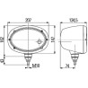 Phare avant HELLA 1AB996157151