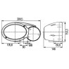 Phare avant droit avec clignotant HELLA 1EB996167041