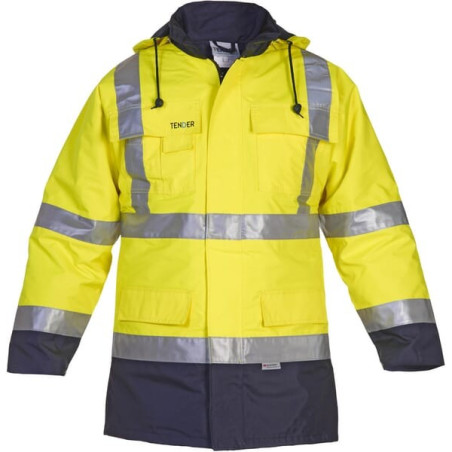 Parka haute visibilité jaune - bleu marine taille 3XL HYDROWEAR 0510053XL