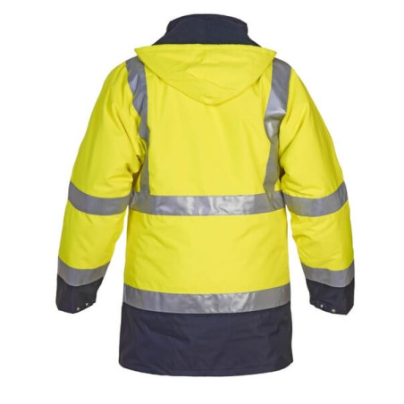 Parka haute visibilité jaune - bleu marine taille 2XL HYDROWEAR 0510052XL