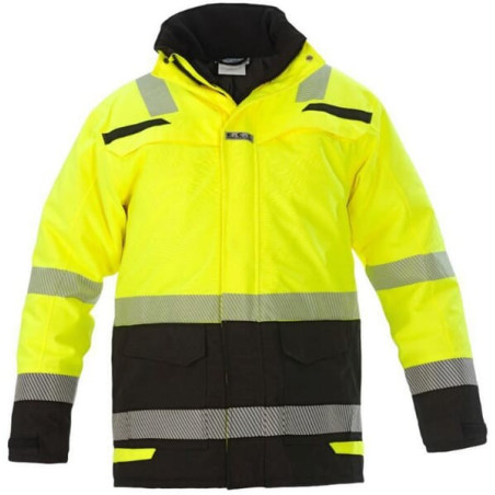 Parka d’hiver haute visibilité jaune - noir taille 3XL HYDROWEAR 072395YB3XL