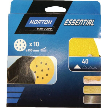 Papier abrasif 150mm NORTON 66623379814