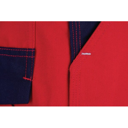 Pantalon de travail rouge - bleu marine 5XL UNIVERSEL KW102030080128