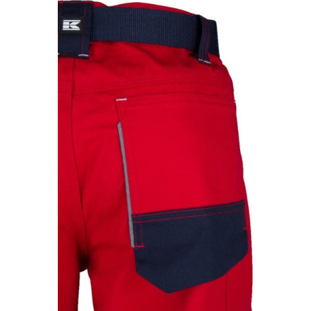 Pantalon de travail rouge - bleu marine 5XL UNIVERSEL KW102030080128