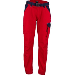 Pantalon de travail rouge - bleu marine 4XL UNIVERSEL KW102030080122