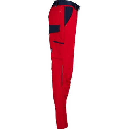 Pantalon de travail rouge - bleu marine 4XL UNIVERSEL KW102030080122
