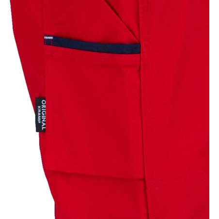 Pantalon de travail rouge - bleu marine 2XL UNIVERSEL KW102030080106