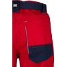 Pantalon de travail rouge - bleu marine 2XL UNIVERSEL KW102030080106