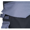 Pantalon de travail noir - gris 6XL UNIVERSEL KW102030089134