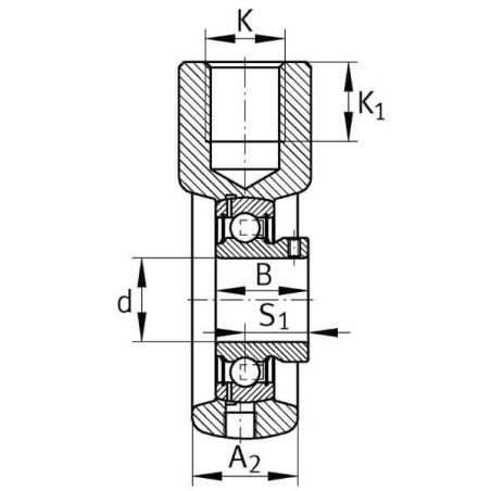 Palier tendeur INA/FFAG PHEY25