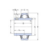 Palier tendeur SKF YAR2061042F