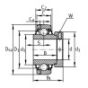 Palier tendeur INA/FFAG GE25XLKRRB2C