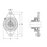 Palier complet SKF 7500FYTB30WF