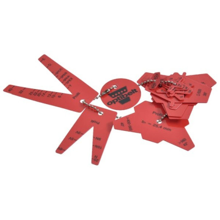 Mesureur de gorge poulie et courroie OPTIBELT RILLENLKR