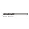 Mèche spiralée extra courte 4,0mm DORMER A92140